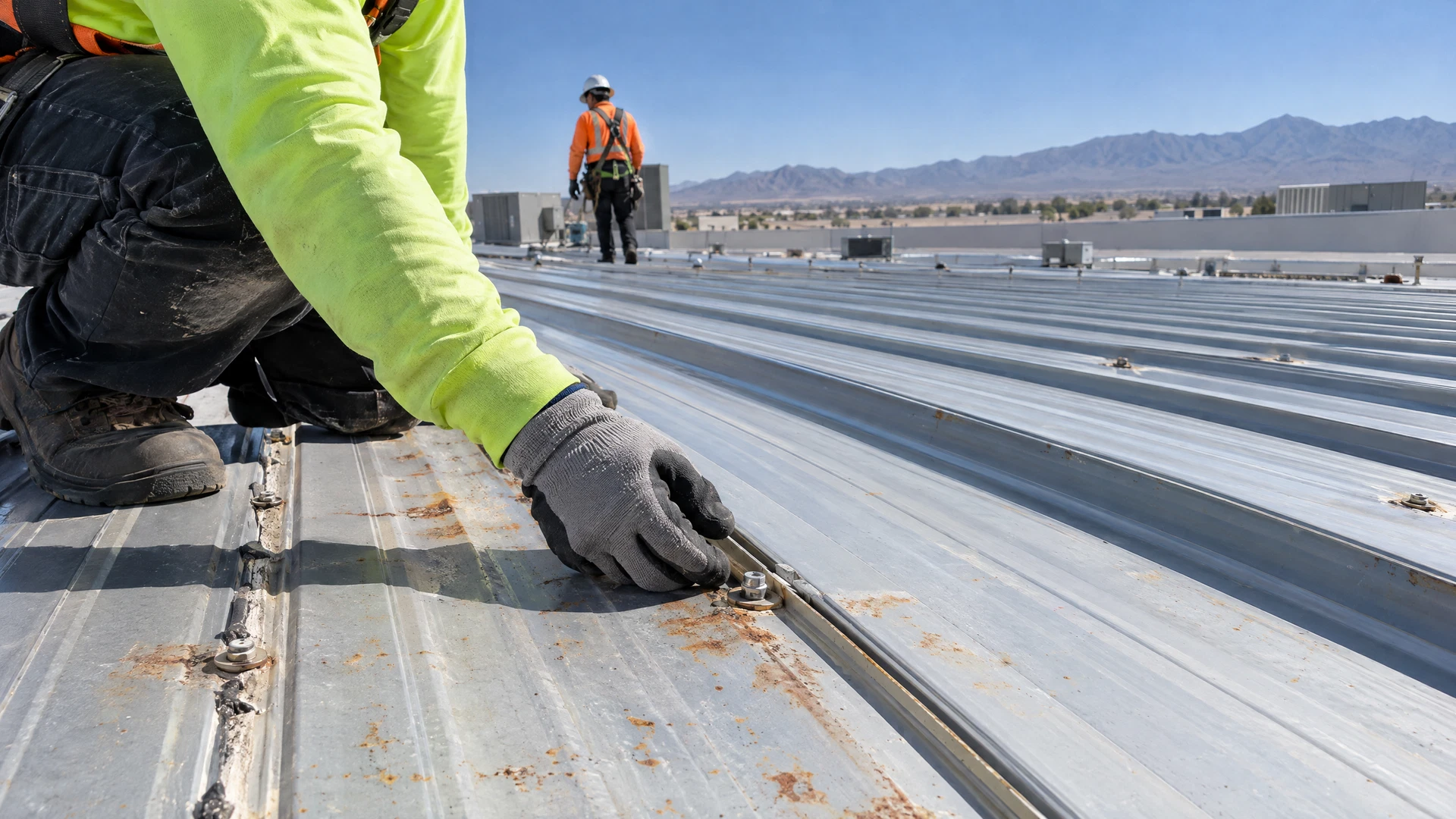 West Chandler Roof Coating commercial roof preparation work