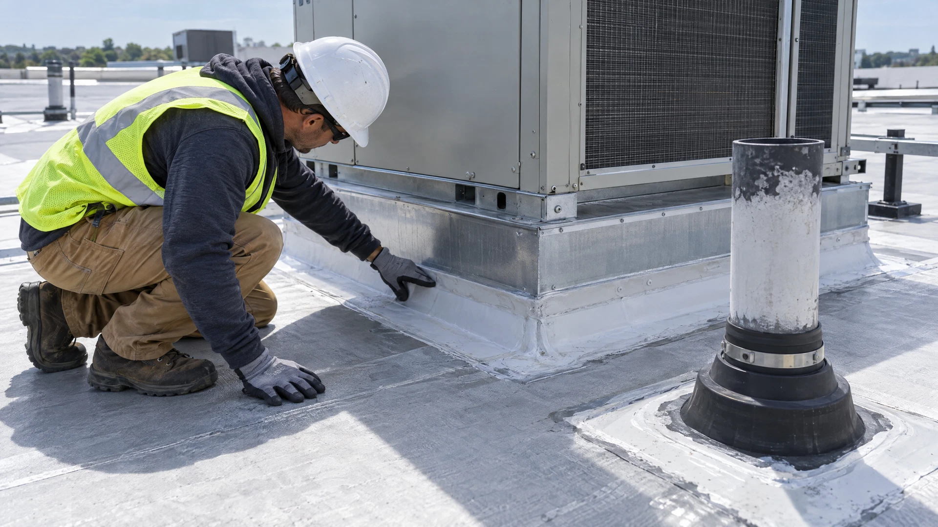 Chandler Silicone Roof Coating commercial roof preparation work